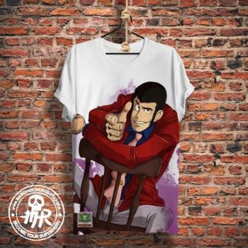 T-shirt Lupin III seduto